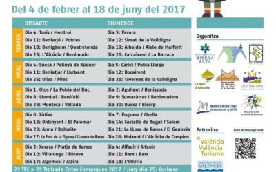 València Turisme patrocina las rutas “Entre Comarques” en 60 municipios de las comarcas centrales