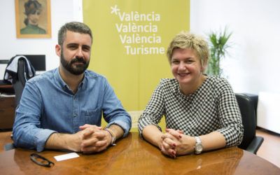 Pilar Moncho y Pere Fuset abordan nuevas acciones conjuntas en la recta final de la candidatura de las Fallas a Patrimonio de la Humanidad