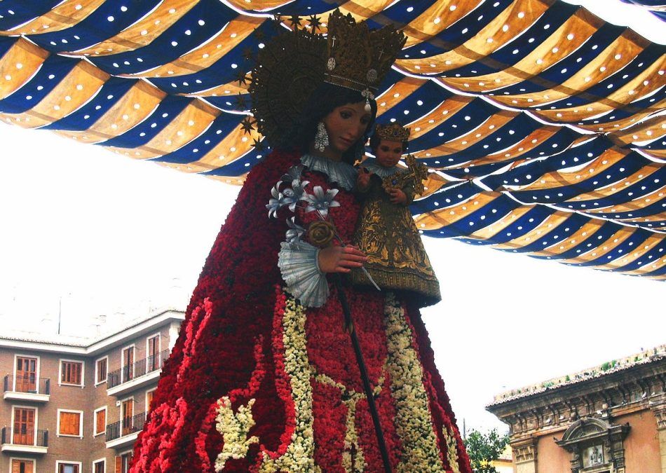 Fiesta en Valencia de la Virgen de los Desamparados