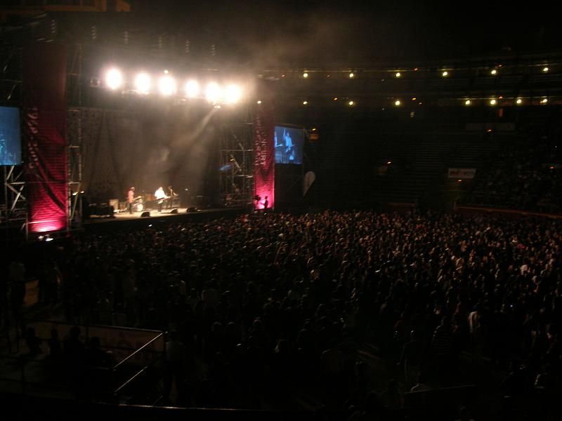 Música en vivo durante la Feria de Julio en la ciudad de Valencia
