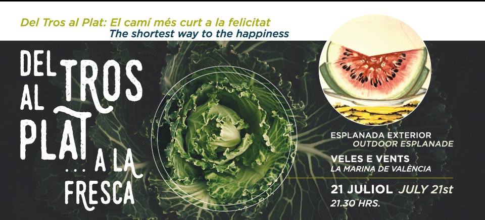 “Del tros al plat” convoca a más de mil personas en la Marina de València para reivindicar las cenas al aire libre de verano