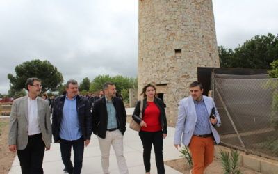 Pilar Moncho anuncia en la inauguración de la Ruta dels Sentits que València Turisme apoyará la creación del Centro Azul en la Torre Guaita de Tavernes