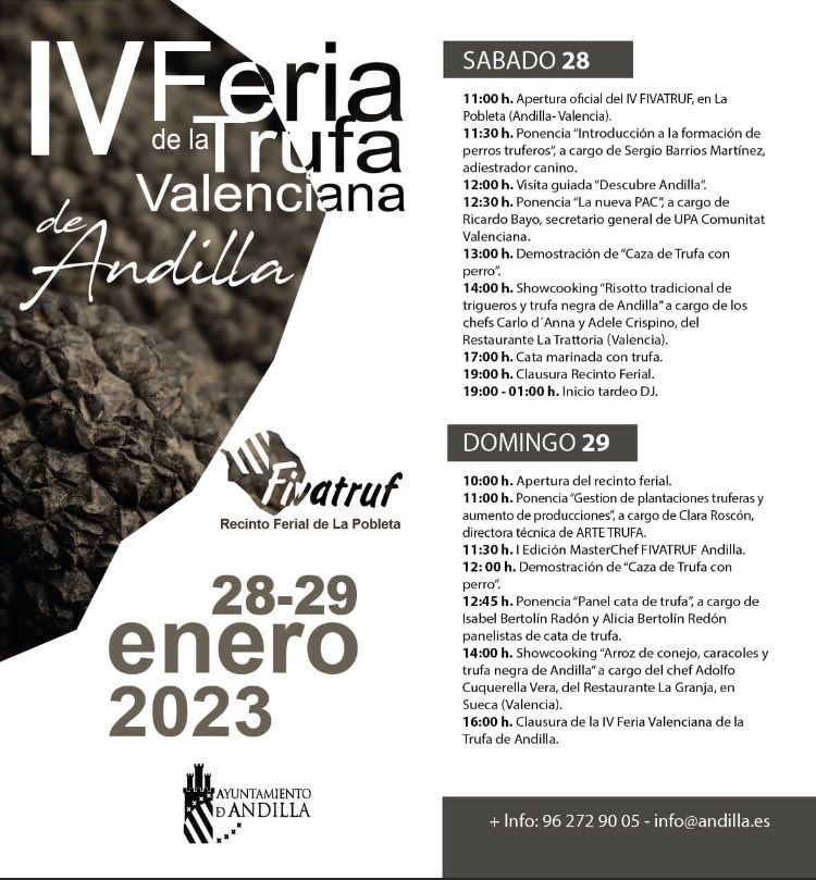 IV Feria Valenciana de la Trufa de Andilla -Fivatruf