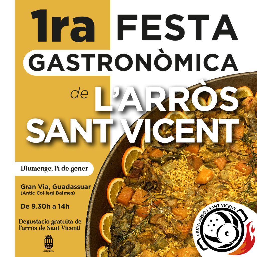 Festa Gastronòmica de l’arròs de Sant Vicent i fira del Porrat Guadassuar