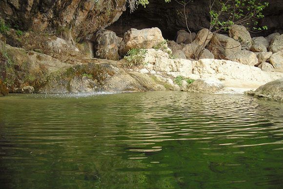 Paratge del riu Juanes  cova de Las Palomas