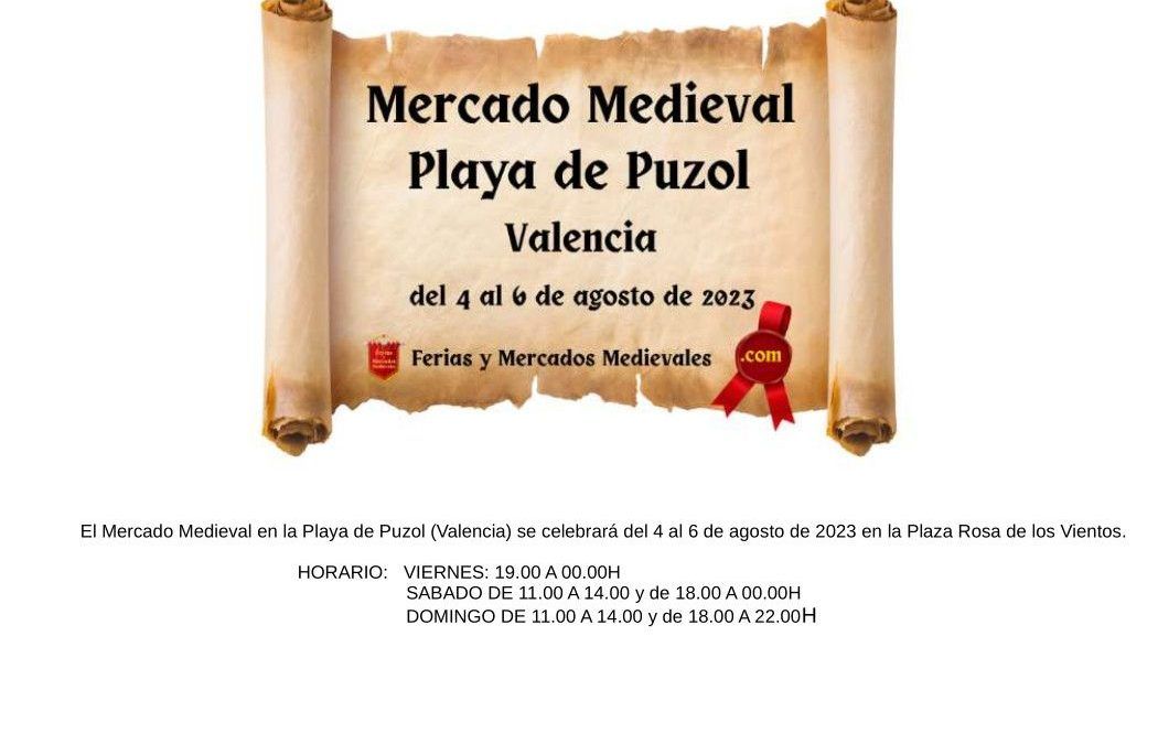 Mercado Medieval playa de Puzol