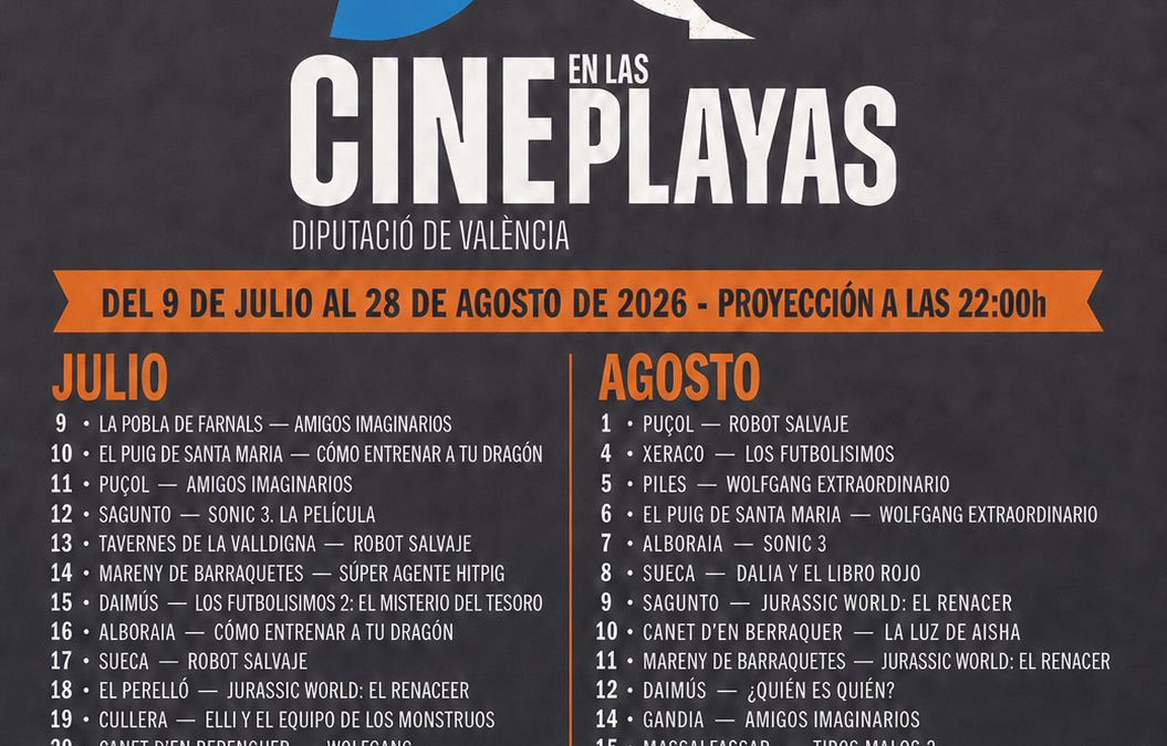 Cine en las Playas 2026