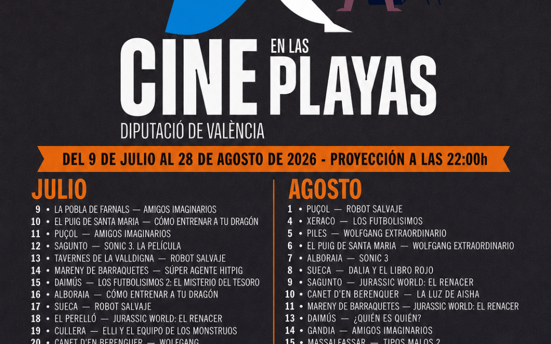 Cine en las Playas 2026