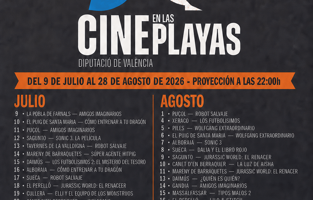 Cine en las Playas 2026